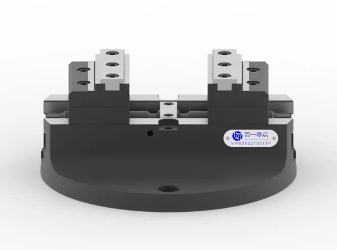 5-axis self-centering vise, rotary ready, jaw W - 80 mm, body D - 255 mm, jaw type 1