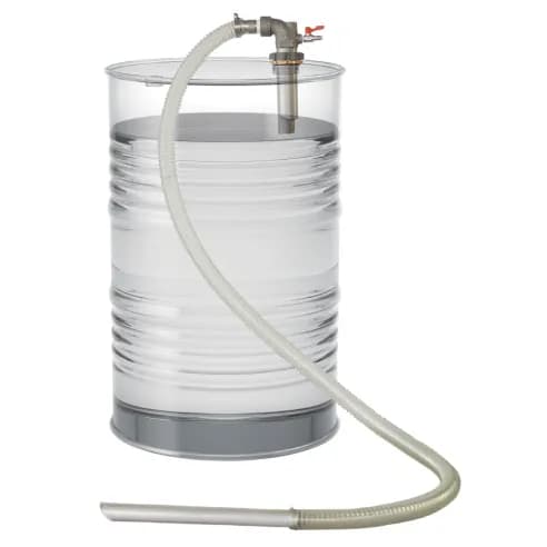 Vacuum air pump (fluid extractor) for CNC machines. Drum (55 GAL / 208L)  mounting design