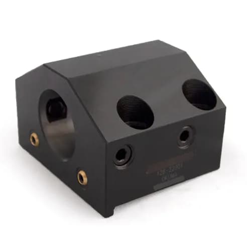 Bolt On toolholder for boring bars, clamping capacity ø40mm, center height 30mm, bolt grid 45x80