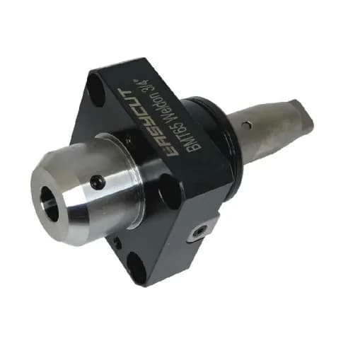 Straight (0°) live driven tool for BMT65 turrets, Weldon chuck 3/4" (0.75"), RPM=6000, RATIO 1:1