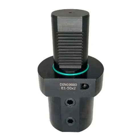 VDI50 boring bar holder for indexable drills, form E1, internal Ø2 inches