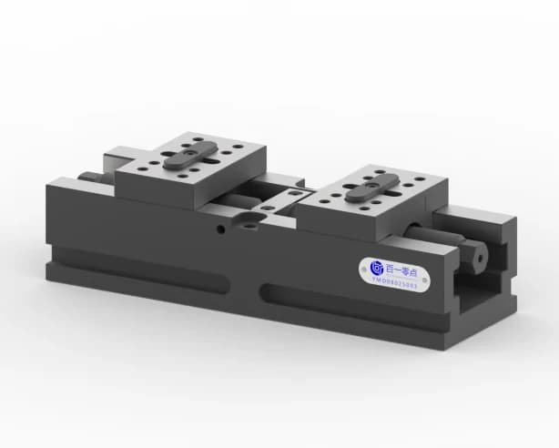 5-axis self-centering vise, W - 80 mm, body L - 250 mm, jaw type 3