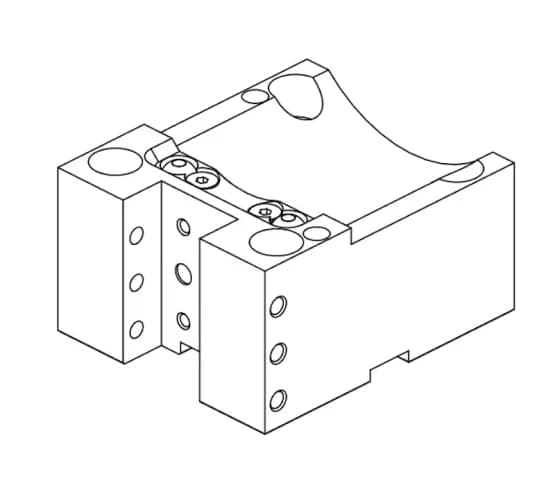 BMT60 OD turning toolholder, clamping capacity 25x25mm