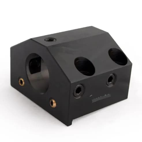 Bolt On combined toolholder for indexable drills & boring bars, clamping capacity ø40mm, center height 30mm, bolt grid 45x80