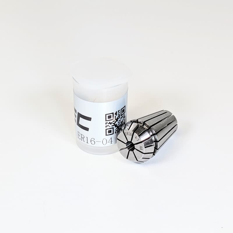 4 mm ER16 Collet, clamping range 4 - 3 mm, Runout 0.01 mm