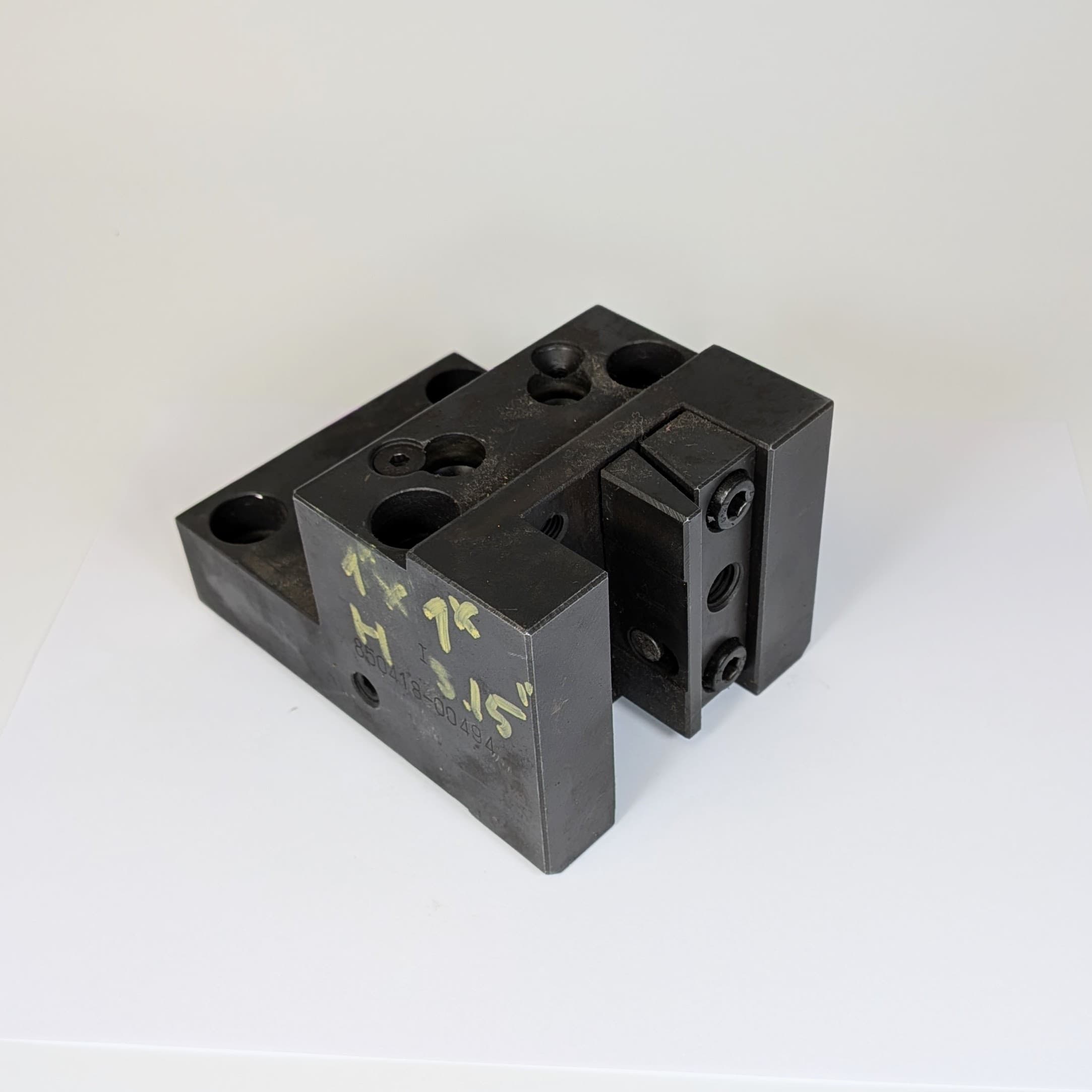 1" Square Static OD Turning Tool Block, BMT65, 3.15" Overall Height - Showroom Unit
