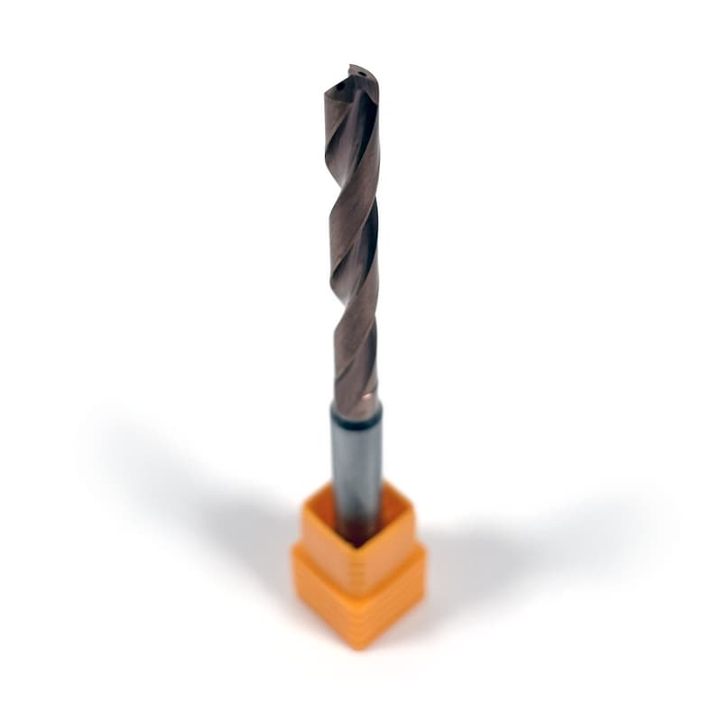 5mm Carbide Drill, 2 flutes, 5xD, Through Tool Coolant - 140°, 35mm LOC, Coated