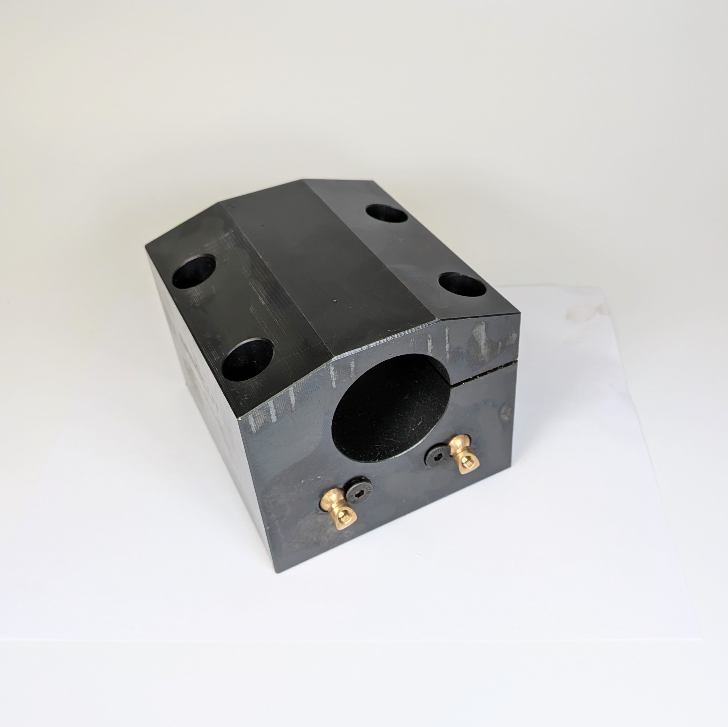 2" Dia. Static Boring Bar Block, BOT 66 x 90 mm, 2.362" Centre Height - Pre-Owned