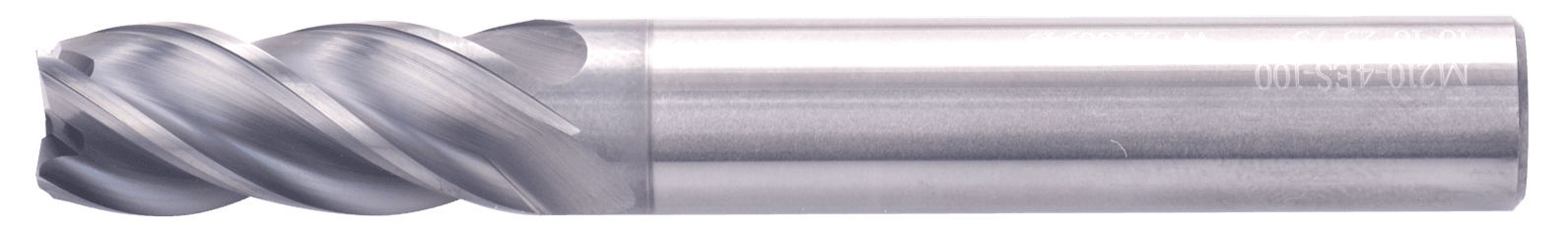 16 mm, 0.4 mm Chamfer Carbide End Mill, 4 Flutes, Radius, Standard length