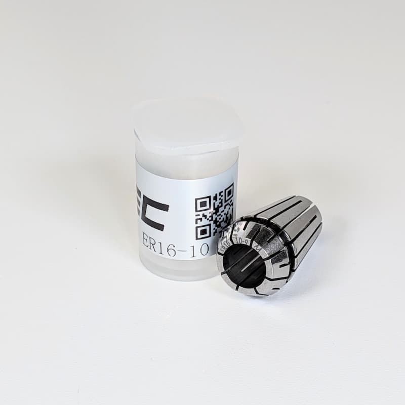 10 mm ER16 Collet, clamping range 10 - 9 mm, Runout 0.01 mm
