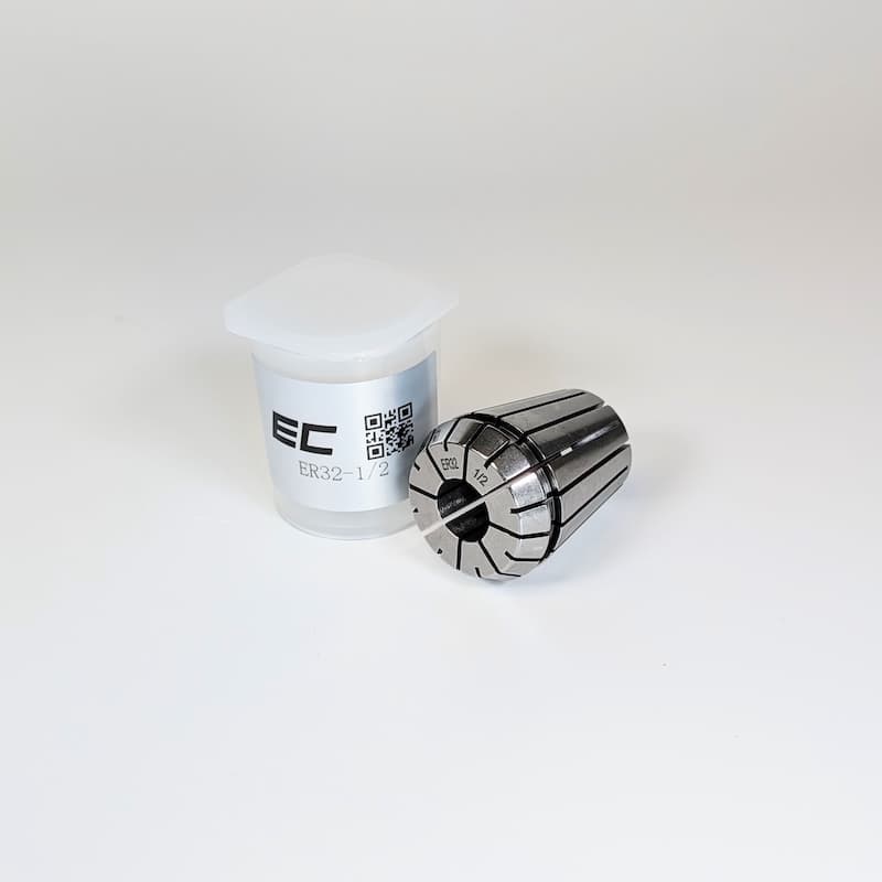 1/2" ER32 Collet, clamping range 0.500" - 0.461", Runout 0.01 mm