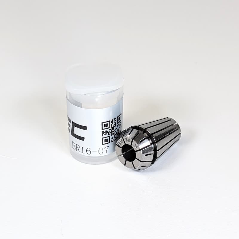 7 mm ER16 Collet, clamping range 7 - 6 mm, Runout 0.01 mm