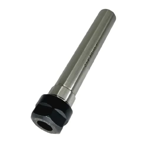 ER16 collet chuck adapter with hex nut, straight shank Ø3/4 x 4 inches