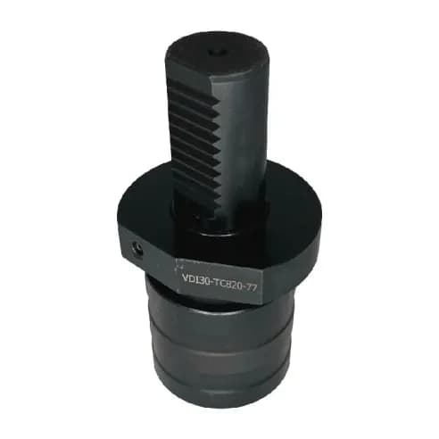 VDI30 quick change tapping chuck with length compensation, length 77mm, TC820 collets