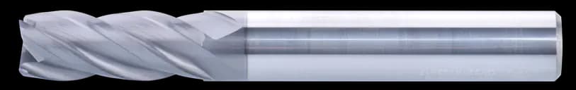 2 mm Carbide End Mill, 4 Flutes, Flat, Standard length, For P, M, K materials, AlCrN coated, LOC 6 mm