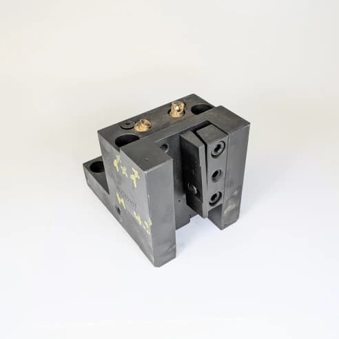 1" Square Static OD Turning Tool Block, BMT65, 4.3" Overall Height - Showroom Unit