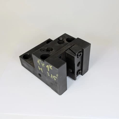1" Square Static OD Turning Tool Block, BMT65, 3.15" Overall Height - Showroom Unit