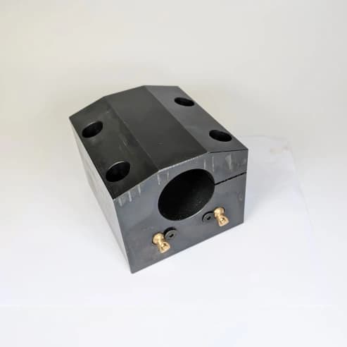 2" Dia. Static Boring Bar Block, BOT 66 x 90 mm, 2.362" Centre Height - Pre-Owned