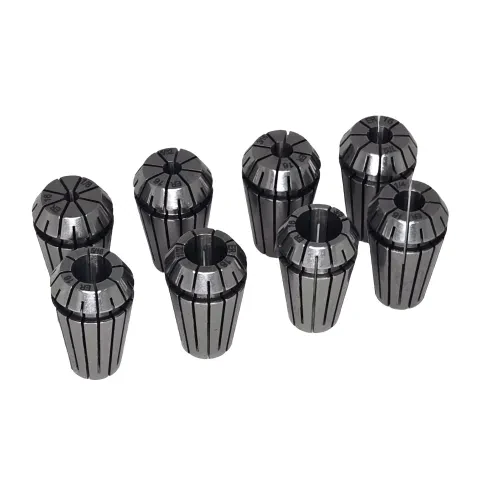 ER16 inch collet kit, clamping capacity ø1/8" - 3/8", 8 pcs, TIR0.01mm
