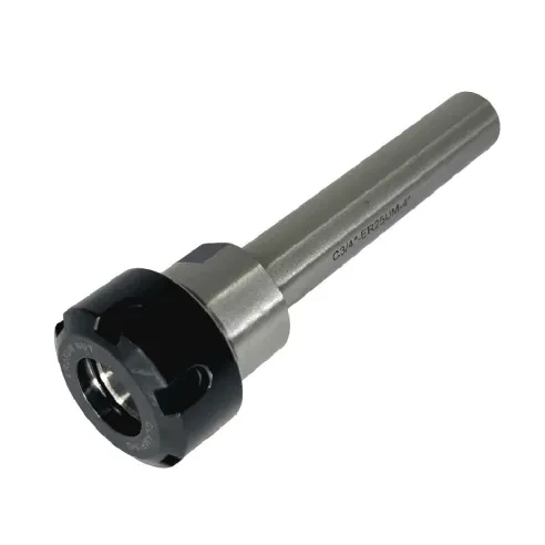 ER25 collet chuck adapter, straight shank Ø3/4 x 4 inches