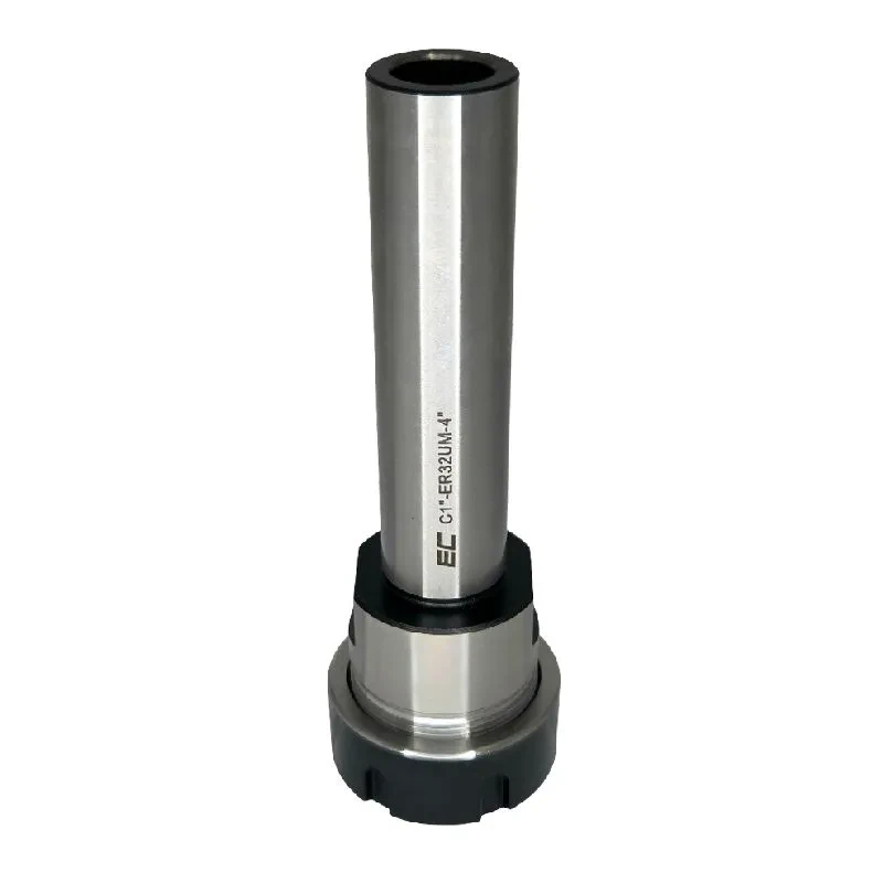 ER32 collet chuck adapter, straight shank Ø1 x 4 inches