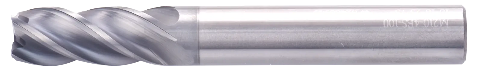 4 mm Carbide End Mill, 0.5 mm Corner Radius, 4 Flutes, Standard length