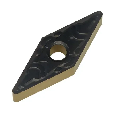 VNMG 160408E-HR4 EC565H, ANSI: VNMG 332, 35° Rhombic Negative Turning Insert, RE 0.8mm (0.03"), Carbide (CVD) for medium turning of P Materials in general (medium Interrupted) conditions