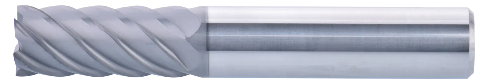 14 mm Carbide End Mill, 6 Flutes, Flat, Standard length, For P, M, K materials, AlCrN coated, LOC 34 mm