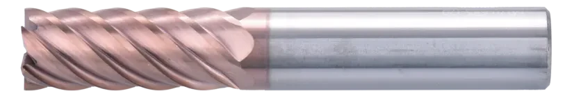 12 mm Carbide End Mill, 6 Flutes, Flat, Standard length, For P, H materials, TiSiAlCrN coated, LOC 30 mm