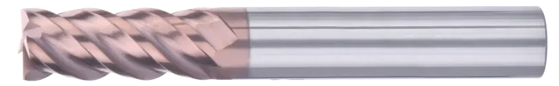 12 mm Carbide End Mill, 4 Flutes, Flat, Standard length, For P, H materials, TiSiAlCrN coated, LOC 30 mm