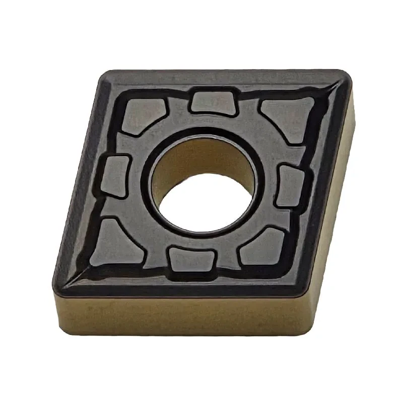 CNMG 120408E-LE4 EC265H, ANSI: CNMG 432,  80° Rhombic Negative Turning Insert, RE 0.8mm (0.03"), Carbide (CVD) for medium turning of P Materials in good (uninterrupted) conditions
