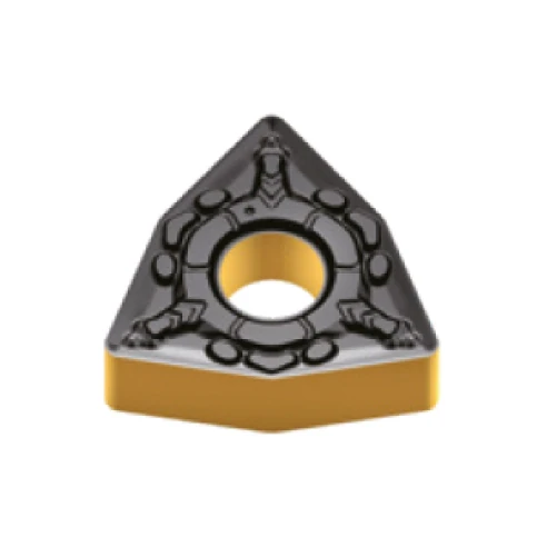 WNMG 080408E-HR4 EC565H, ANSI: WNMG 432, 80° Triangle Negative Turning Insert, RE 0.8mm (0.03"), Carbide (CVD) for medium turning of P Materials in general (medium Interrupted) conditions