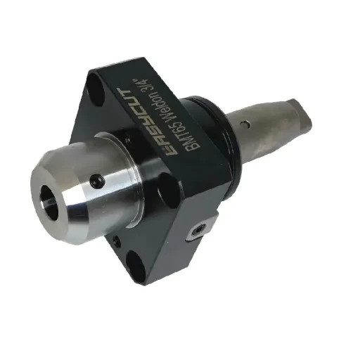 Straight (0°) live driven tool for BMT65 turrets, Weldon chuck 3/4" (0.75"), RPM=6000, RATIO 1:1
