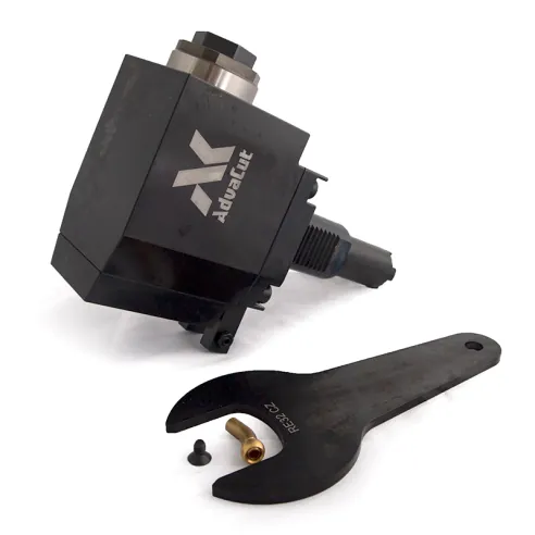 Angle (90°) driven tool for VDI40 turret with 117.55mm coupling, ER32, RATIO 1:1