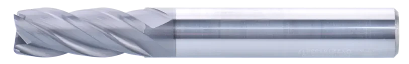8 mm Carbide End Mill, 4 Flutes, Flat, Super-long, For P, M, K materials, AlCrN coated, LOC 35 mm