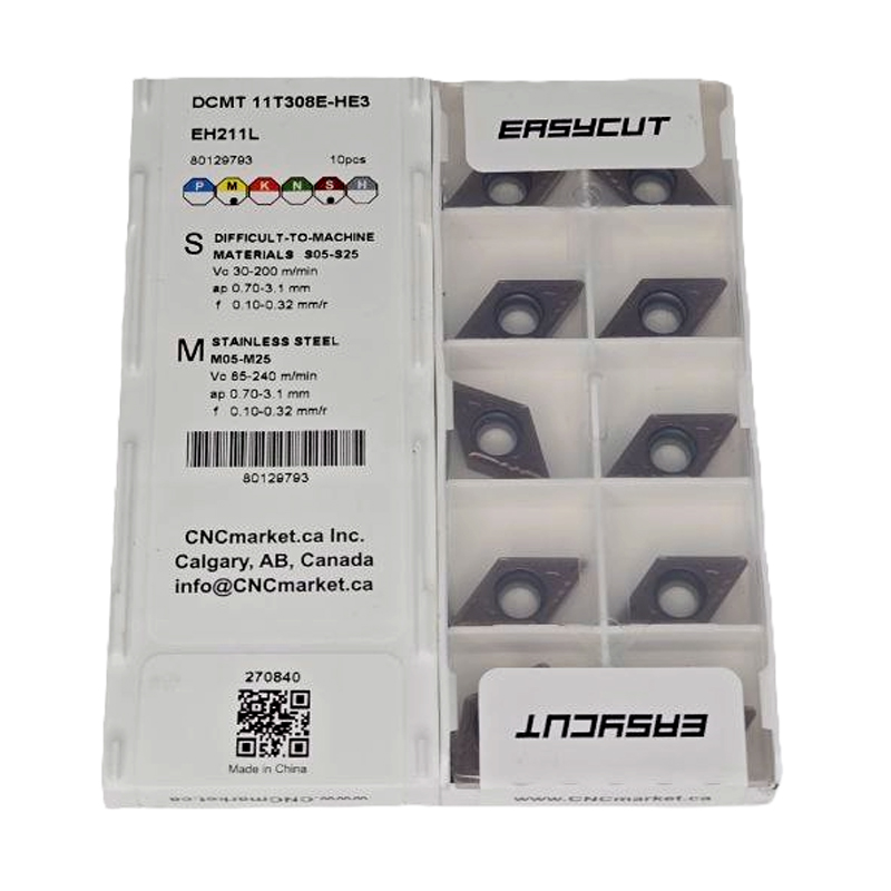 Es51 Insert DCMT 32.52 Carbide Turning Insert for S Materials, EH211L, HE3 | EASYCUT