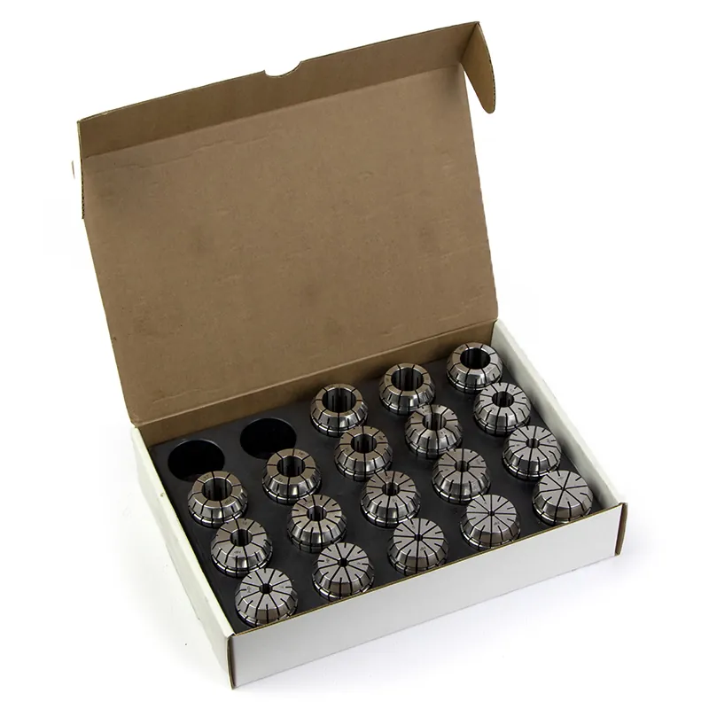 ER32 collet kit, 0.005mm, clamping capacity ø3-20 mm, 18 pcs