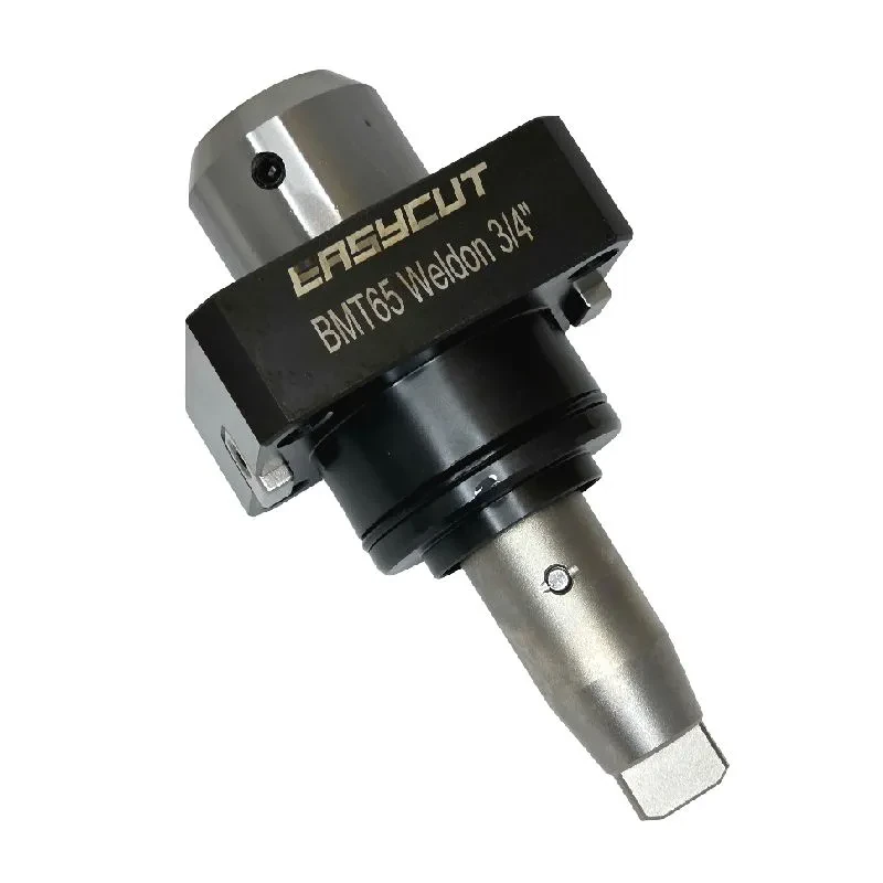 Straight (0°) live driven tool for BMT65 turrets, Weldon chuck 3/4" (0.75"), RPM=6000, RATIO 1:1
