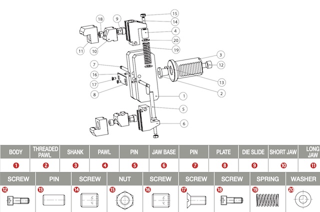 H140K design / parts