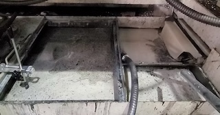 CFM100 chip filtering before cleaning