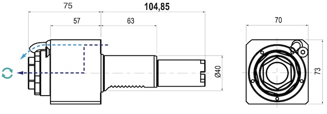 DTI40HXER32S drawing